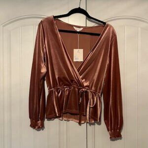 LC Lauren Conrad wrap top NWT
